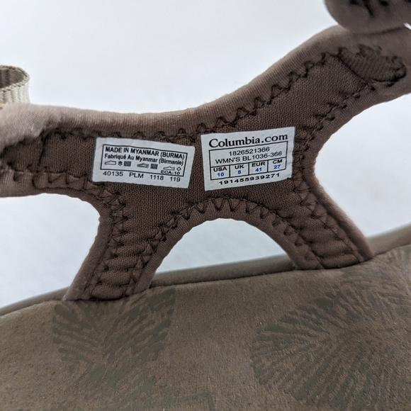 COLUMBIA Kyra III Sandals Size 10 - Picture 3 of 9